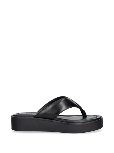 Vagabond Danya Platform Thong Sandals In Animal Print
