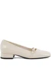 Vagabond Debbi Buckle Square-toe Pumps In White