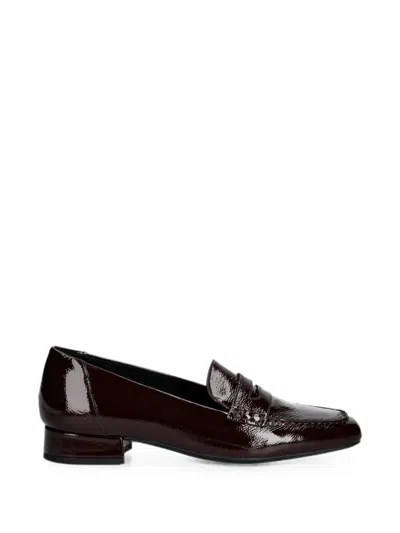 Vagabond Debbi Square-toe Loafers In Black