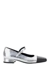 Vagabond 25mm Debbi Metallic-leather Pumps In Silver