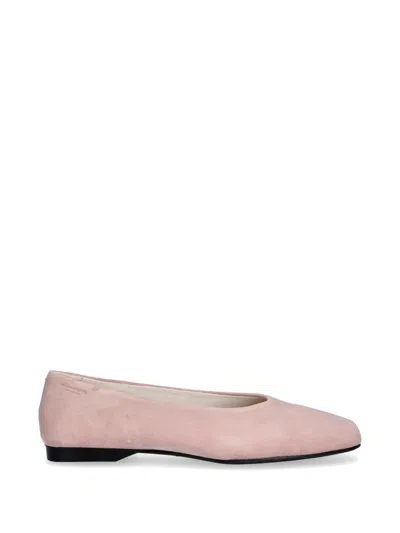 Vagabond Delia Square-toe Ballet Flats In Pink