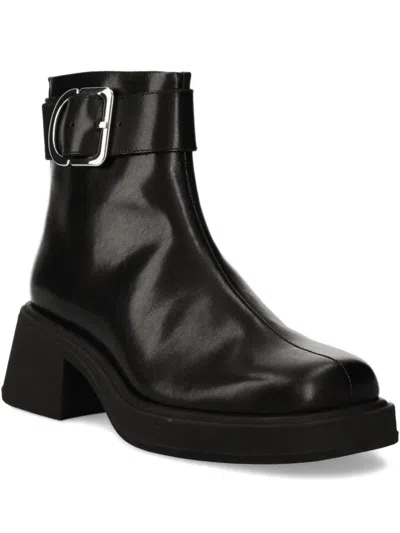 Vagabond Dorah Buckle-fastening Platform Boots In Black