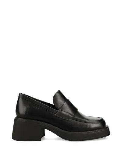 Vagabond Dorah Heeled Loafers In Black