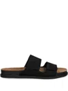 Vagabond Double-strap Slip-on Sandals In Black