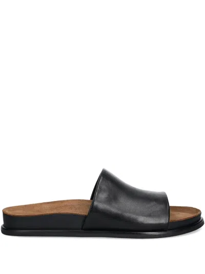 Vagabond Effie Leather Open-toe Sandals In Black