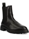 Vagabond Elastic-panel Leather Boots In Black