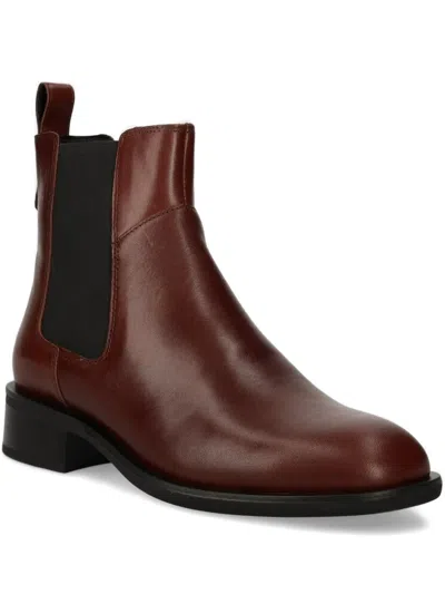 Vagabond Elastic-panel Leather Chelsea Boots In Brown