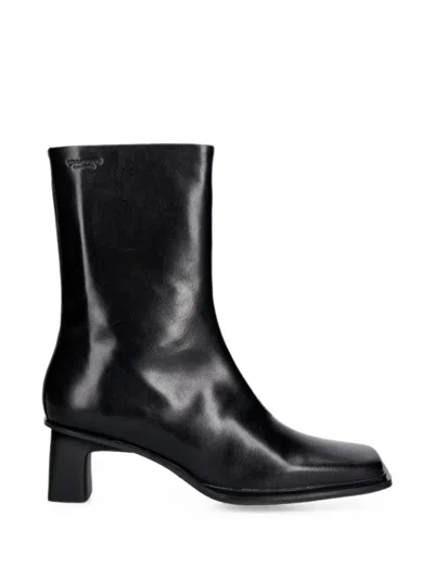 Vagabond Elvina Square-toe Leather Boots In Multi