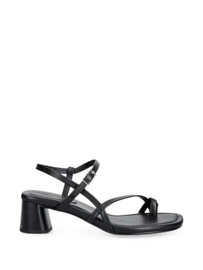 Vagabond Evie Buckle-fastening Strappy Pumps In Black