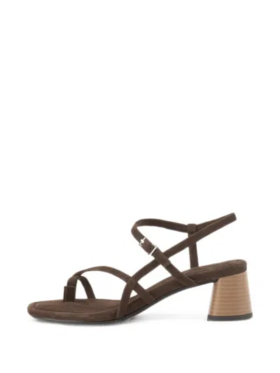 Vagabond Evie Strappy Block-heel Sandals In Brown