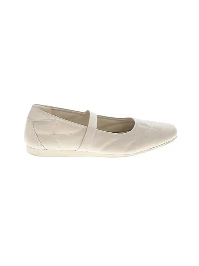 Pre-owned Vagabond Flats In Ivory