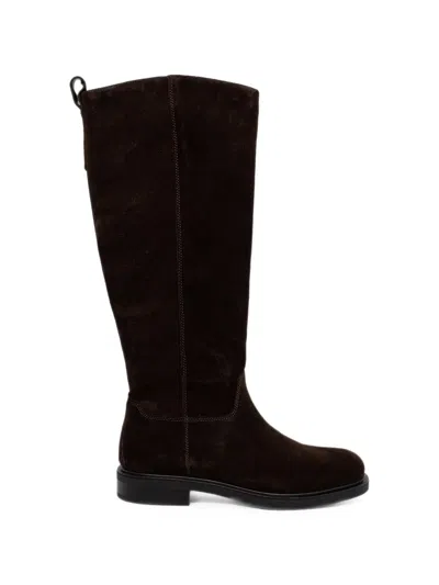 Vagabond Freya Suede Boots In Brown