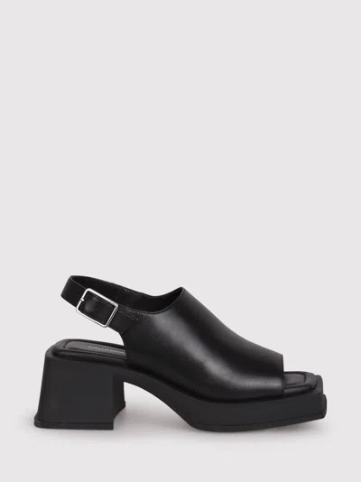 Vagabond Hannie Slip On Sandals In Black