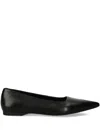 Vagabond Hermine Pointed-toe Leather Ballet Flats
