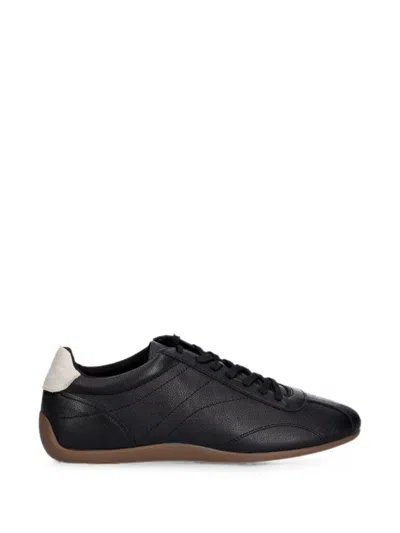 Vagabond Hollie Panelled Lace-up Sneakers In Black