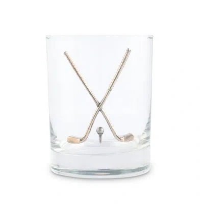 Vagabond House 10oz. Glass Whiskey Glass In Silver;clear