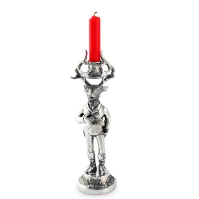 Vagabond House 8'' H Pewter Tabletop Candlestick In Silver