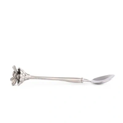 Vagabond House Arche Of Bees Pewter Daisy And Bee Teaspoon