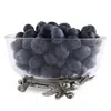 Vagabond House Blueberry Serving Bowl In Pewter