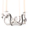 Vagabond House Four Taper Pewter Octopus Candelabrum In Pewter