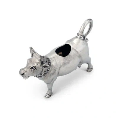 Vagabond House Garden Friends Creamer In Stainless Steel