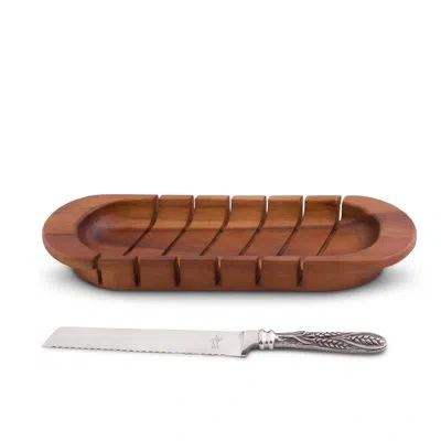 Vagabond House Harvest Acacia Wood Bread Board