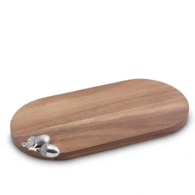 Vagabond House Majestic Forest Wood Cheese Board In Brown