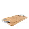 Vagabond House Metal Antler Handle Carving Board In Silver