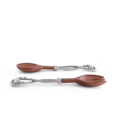 Vagabond House Sea And Shore 2 Piece Salad Servers Set