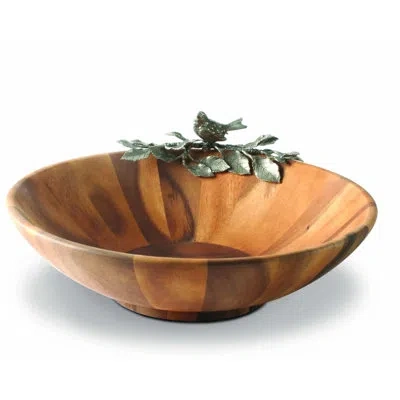 Vagabond House Song Bird Salad Bowl In Brown
