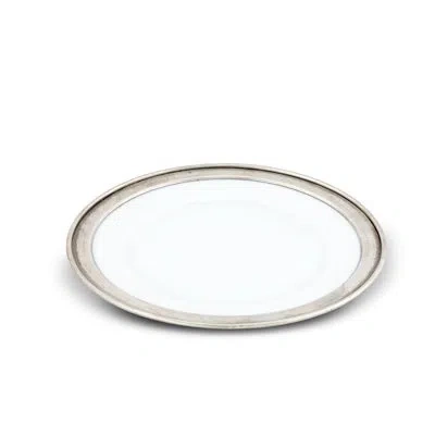 Vagabond House Tribeca Rim 8" Salad Plate In White