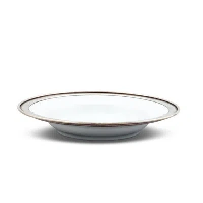 Vagabond House Tribeca Rim Soup Bowl In White;gray