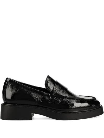 Vagabond Jillian Leather Loafers In Black