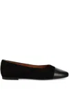 Vagabond Jolin Suede Ballet Flats In Black