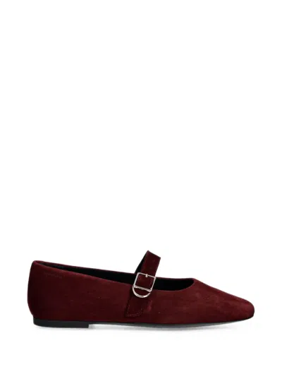 Vagabond Jolin Suede Ballet Flats In Brown