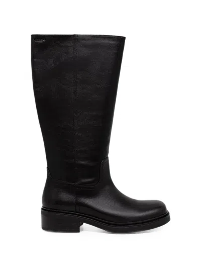Vagabond Karlie Round-toe Knee-high Boots In Black