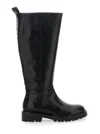 Vagabond 'kenova' Black Knee High Boots In Black