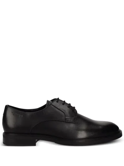 Vagabond Leather Derby Shoes In Black