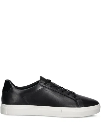 Vagabond Leather Trainers In Black