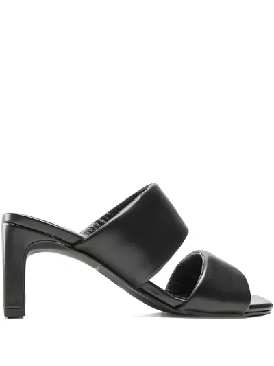 Vagabond Luisa Double-strap Heeled Sandals In Black