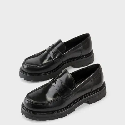 Vagabond Men's Black Polished Leather