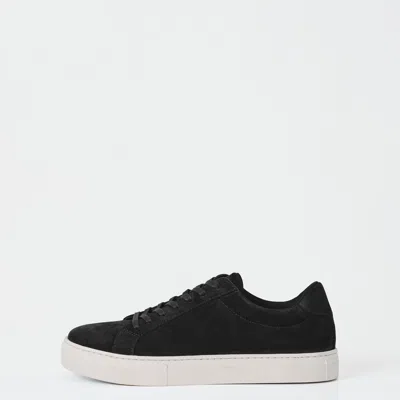 Vagabond Suede Low-top Sneakers In Black