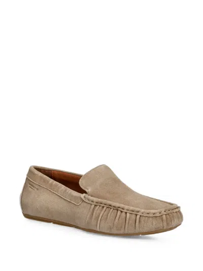 Vagabond Mika Ruched Slip-on Loafers In Animal Print
