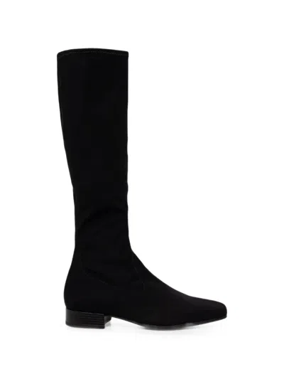Vagabond Mona Square-toe Knee-high Boots In Black