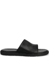 Vagabond Open-toe Leather Sandals In Black