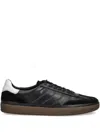 Vagabond Panelled Sneakers In Black