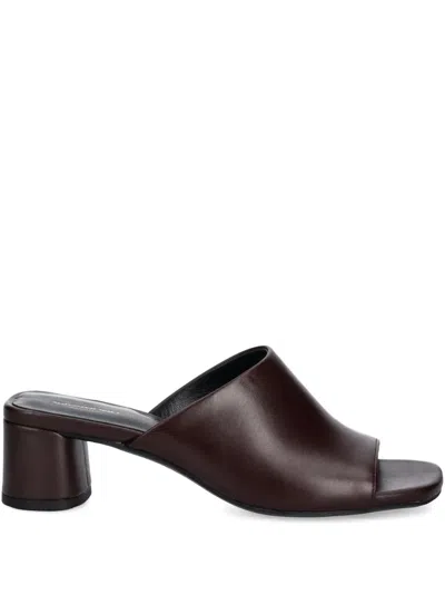 Vagabond Piper Block-heel Open-toe Sandals In Brown