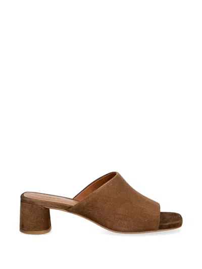 Vagabond Piper Suede Slip-on Sandals In Multi