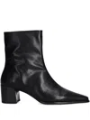 Vagabond Pointed-toe Block-heel Boots In Black