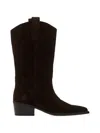 Vagabond Pointed-toe Western-style Boots In Multi